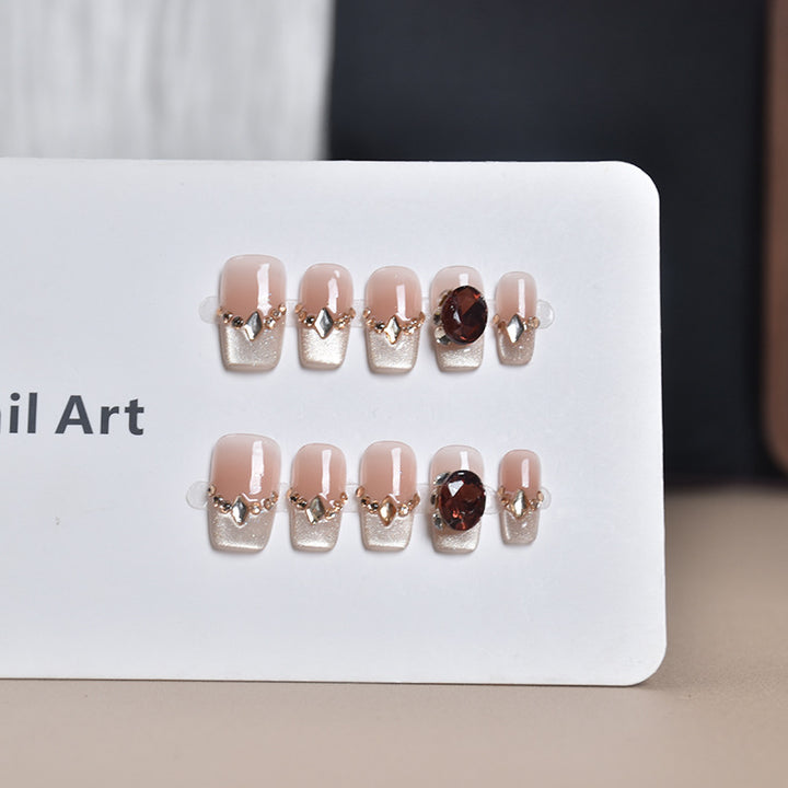 Glamorous Decorative Press-On Nails Bowlift