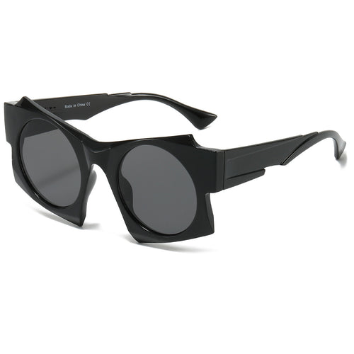 Contemporary Round Frame Sunglasses Bowlift