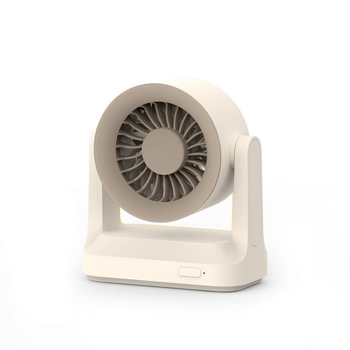 Unisex nan compact rechargeable table fan with pivoting turbine air guidance Bowlift