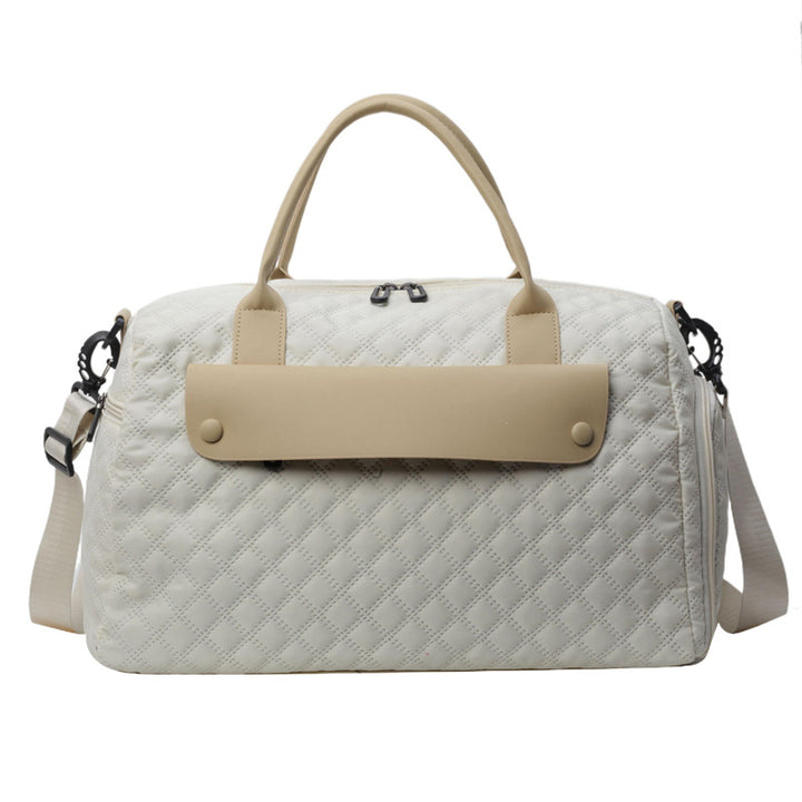 Quilted Travel Duffle Bag Bowlift