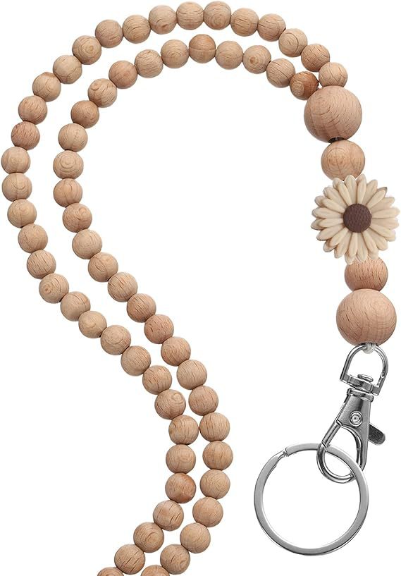 Decorative Beaded Keychain Lanyard Bowlift