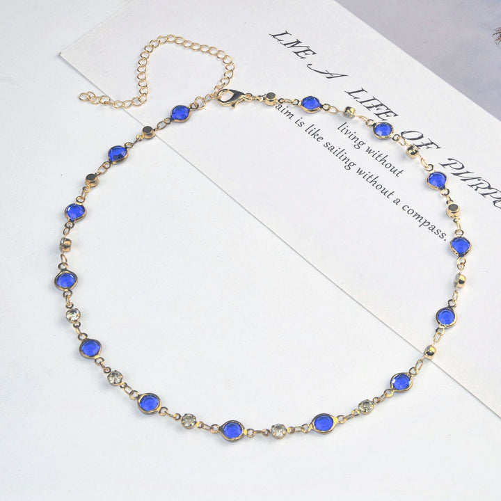 Elegant Stone Rhinestone Necklace Bowlift