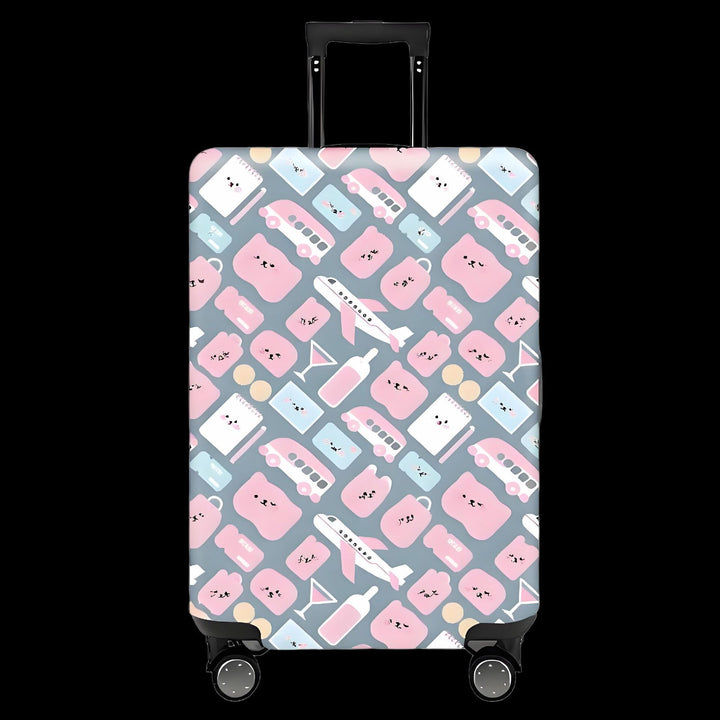 Women's Hard Shell Travel Suitcase with Eye-Catching Phrase Design Bowlift