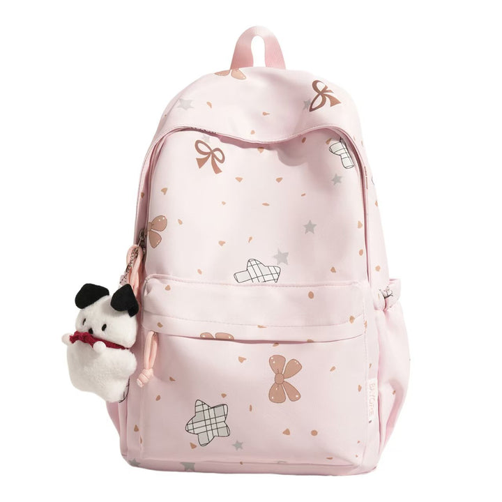 Adorable Bow-Patterned Backpack Bowlift
