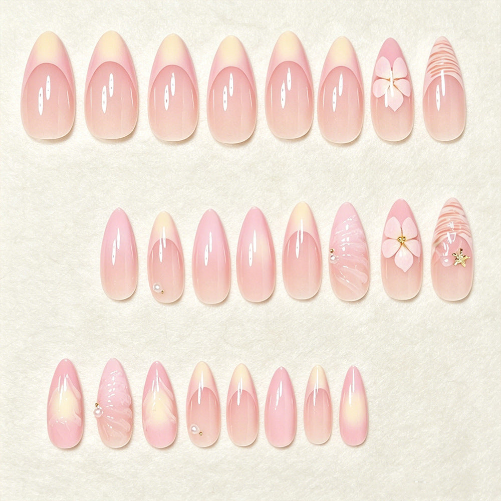 Decorative Press-On Nail Art Set Bowlift
