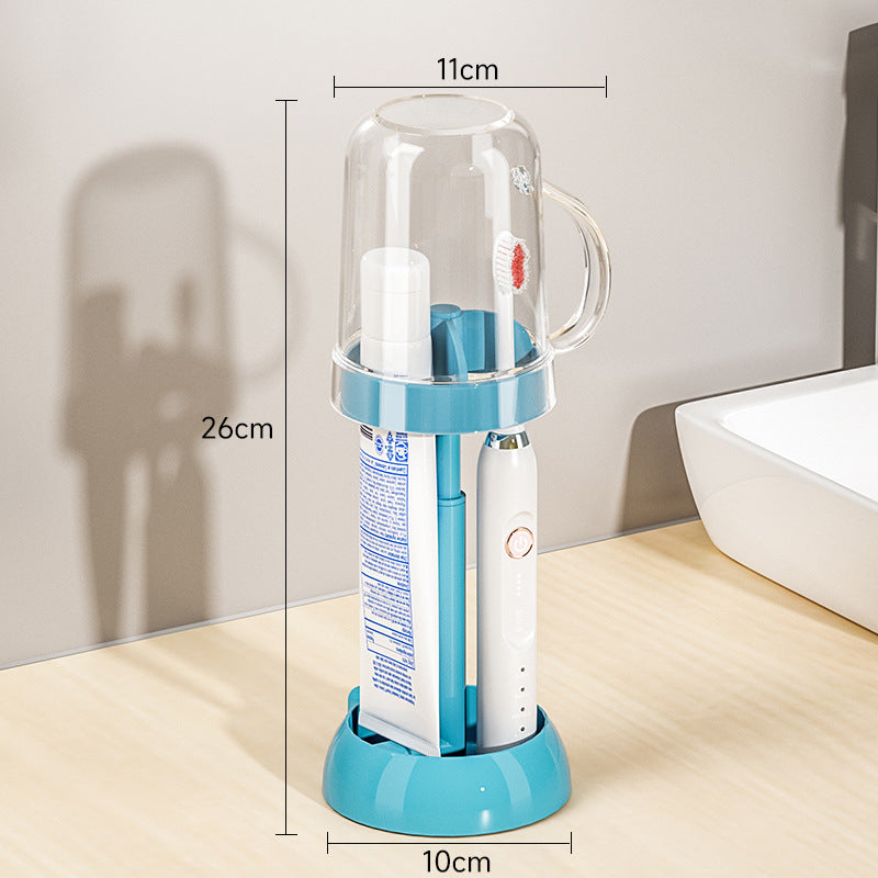 Wall-Mounted Toothbrush Storage Bowlift