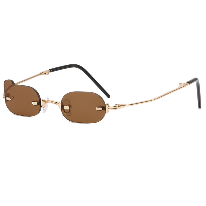 Ladies exclusive fashionable sunglasses with shiny metal frame Bowlift