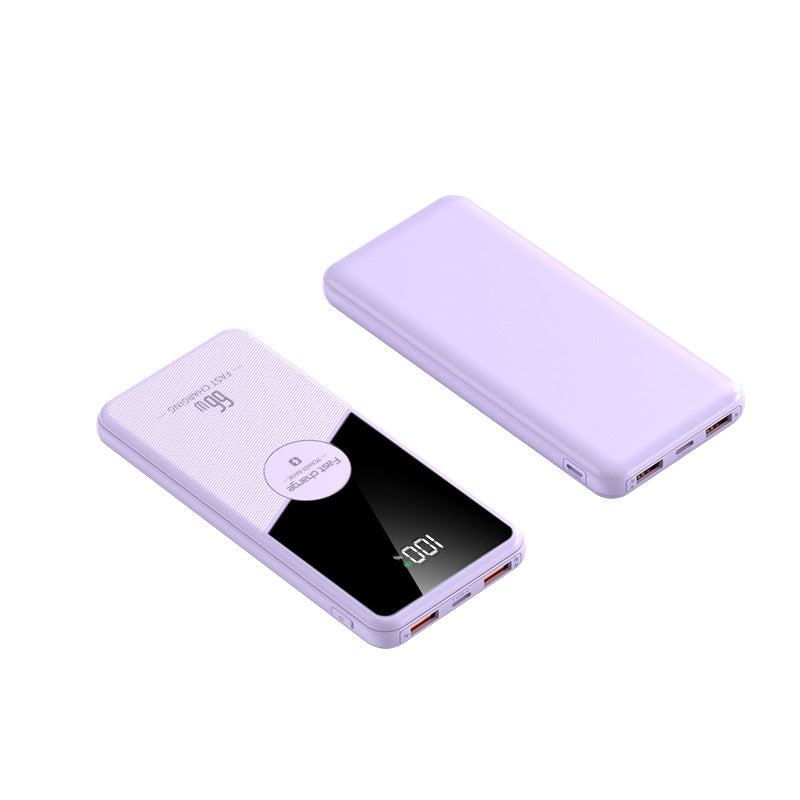 Powerbank with Integrated Digital Charging Display and Fast Charging Function Bowlift