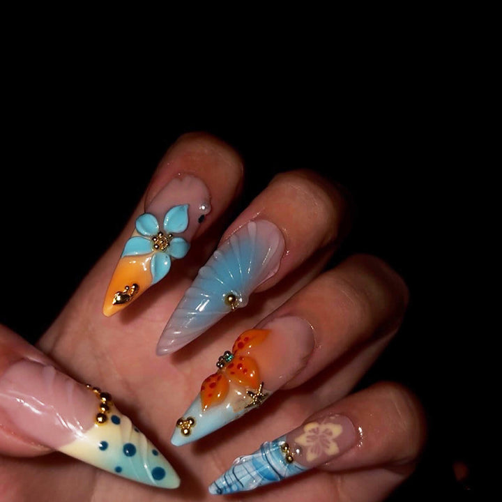 Artistic Gel Nail Tips Set Bowlift