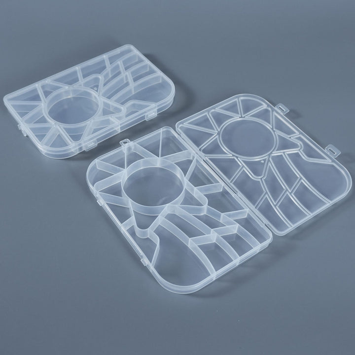 Clear Multi-Section Craft Organizing Box Bowlift