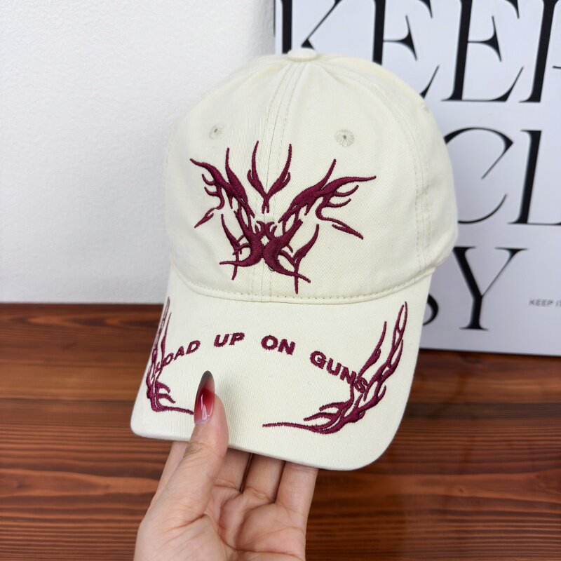 Men's Embroidered Graphic Baseball Cap Bowlift
