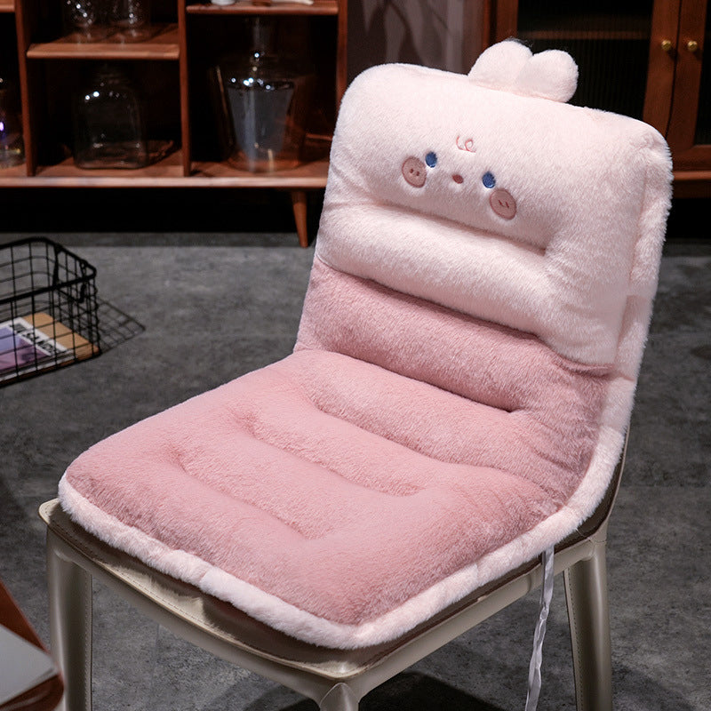 Plush seat cushion with animal design Bowlift