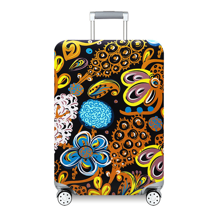Women's Travel Suitcase with Colorful Floral Design Bowlift