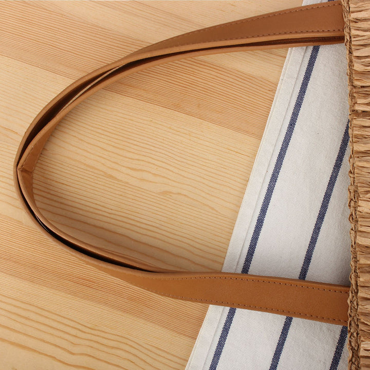 Large shopping bag with stylish fringes Bowlift