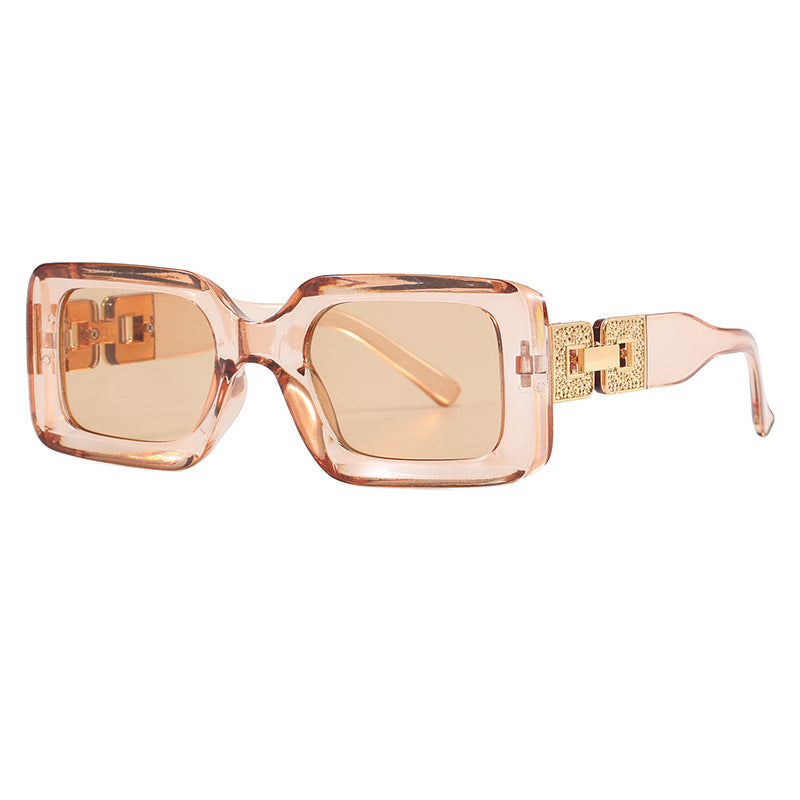 Women's Polygon Sunglasses with Glamorous Decorative Frame Bowlift