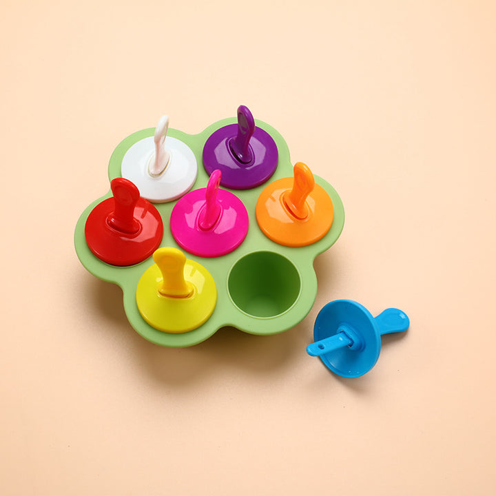 Multi-Compartment Silicone Ice Pop Mold Bowlift