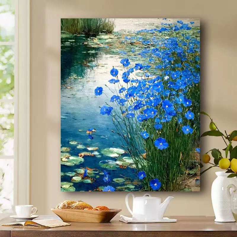 Floral Canvas Art Bowlift