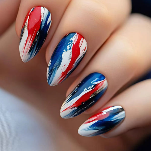 Artistic Abstract Nail Art Bowlift