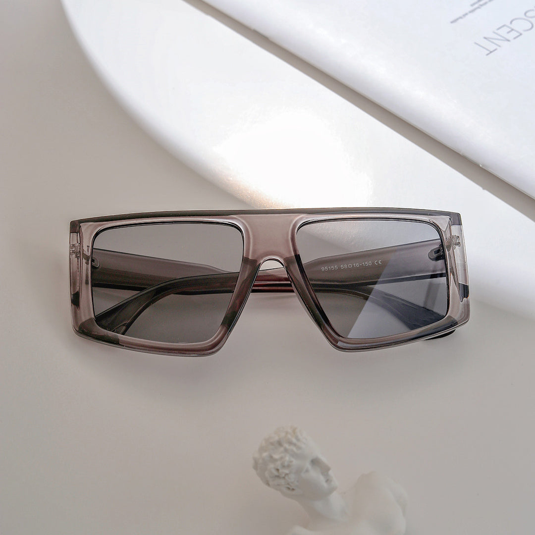 Women oversized geometric sunglasses Bowlift