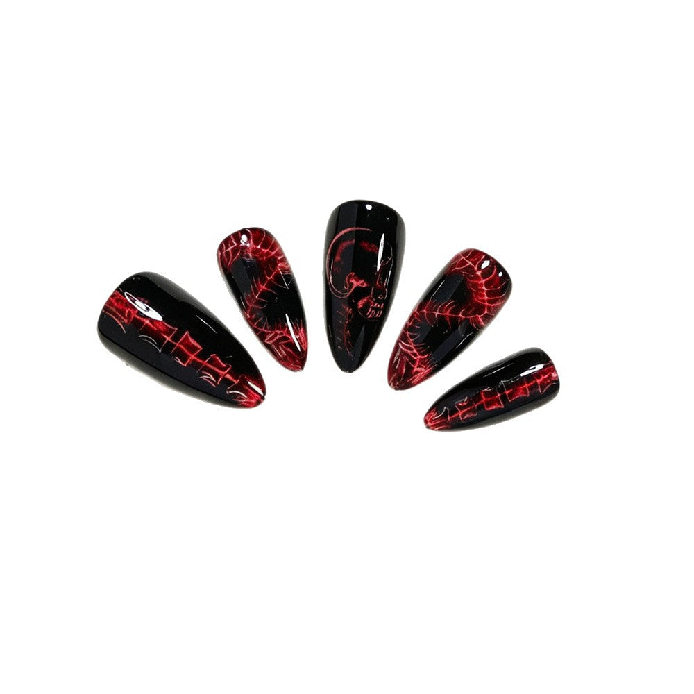 Gothic-Inspired Nail Art Tips Bowlift