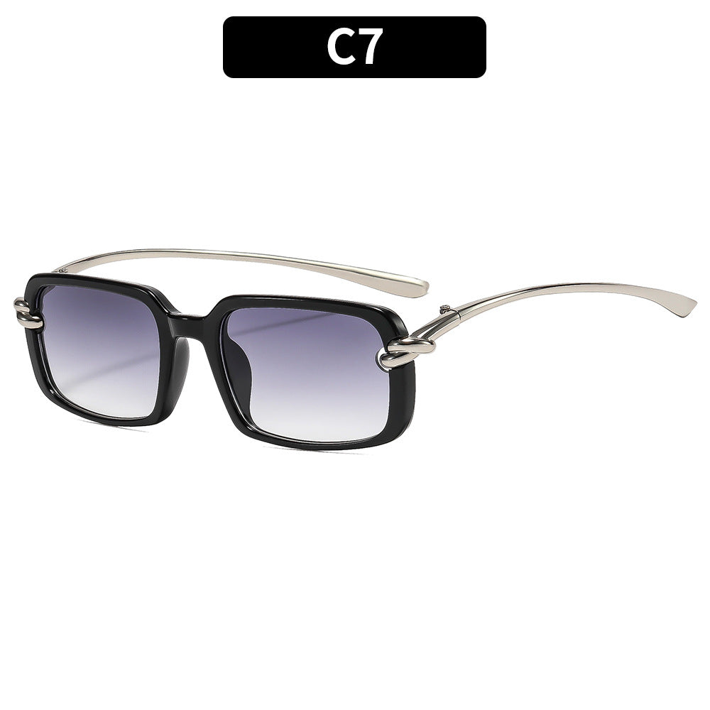 Elegant Rectangle Frame Sunglasses