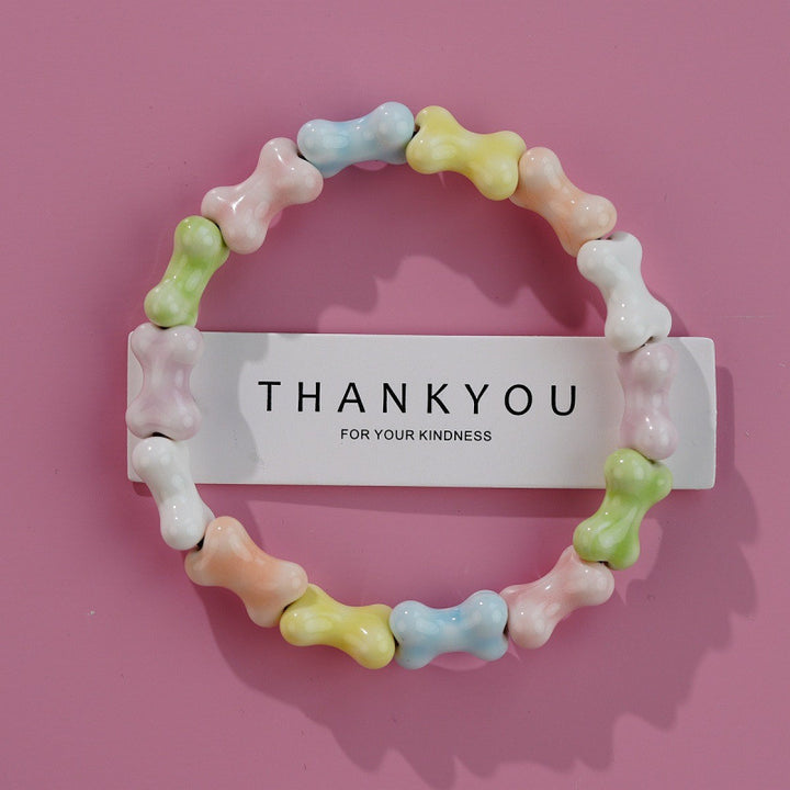 Heart-Shaped Beaded Bracelet Bowlift