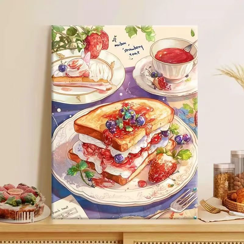 Gourmet Dessert-Themed Wall Art Bowlift