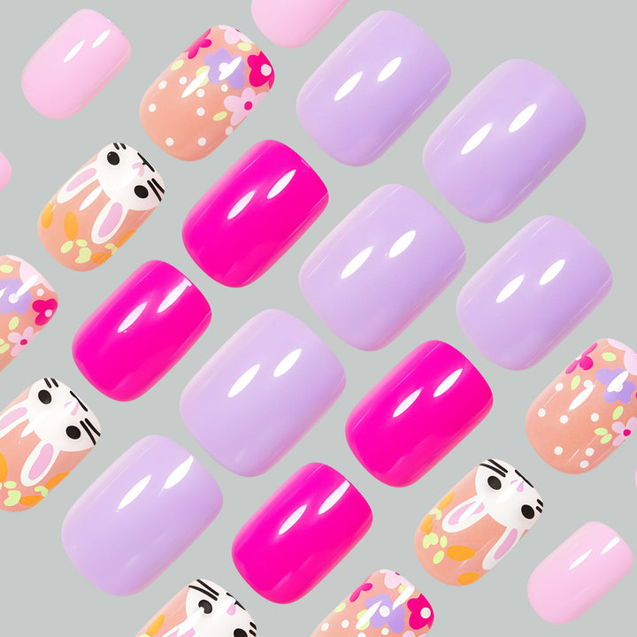 Floral Themed Nail Art Design Bowlift