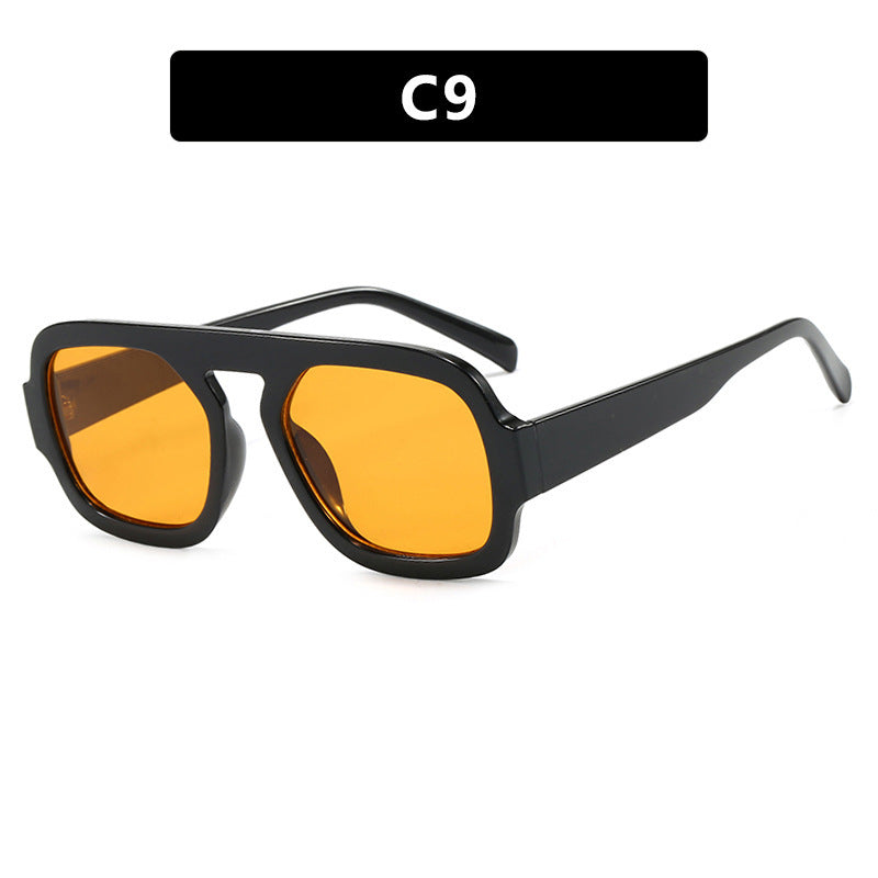 Women's modern oversized sunglasses in angular design Bowlift