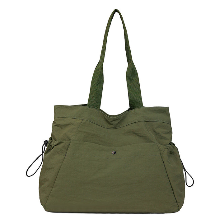 Spacious And Functional Tote Bag With Side Pockets Bowlift