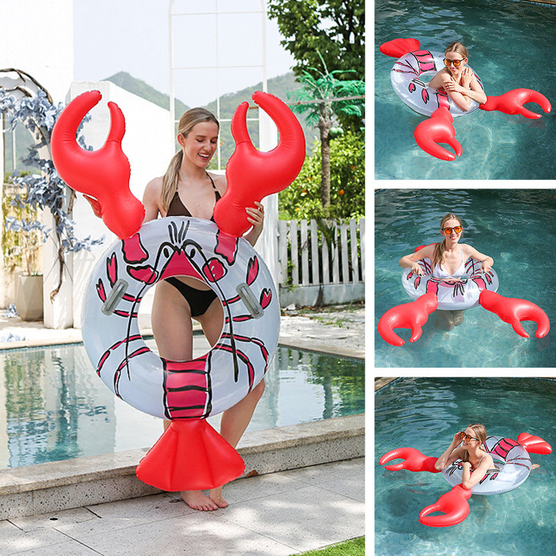Women Inflatable Crab Swimming Ring Bowlift 1781010095