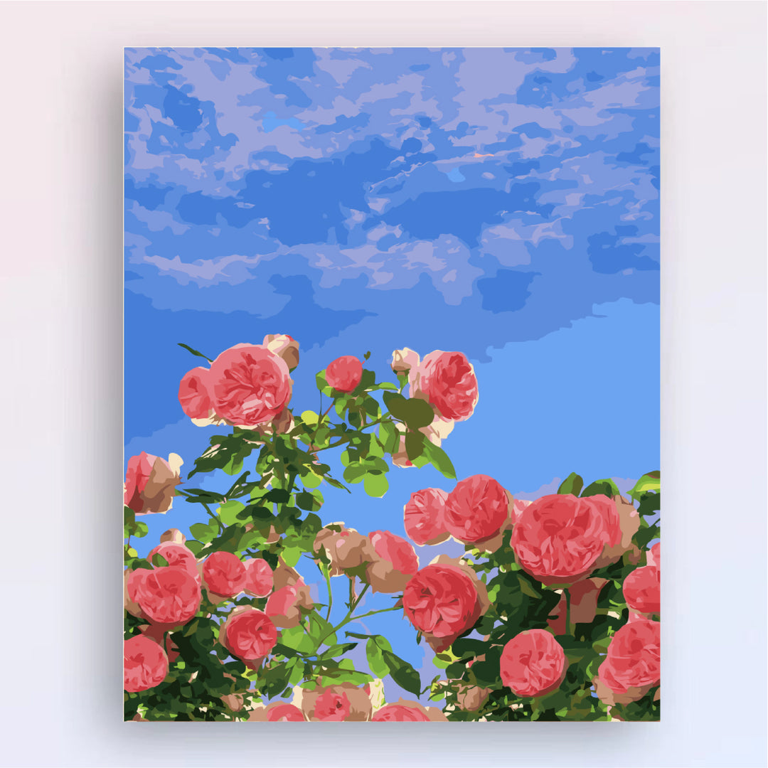 Floral Canvas Art Print Bowlift