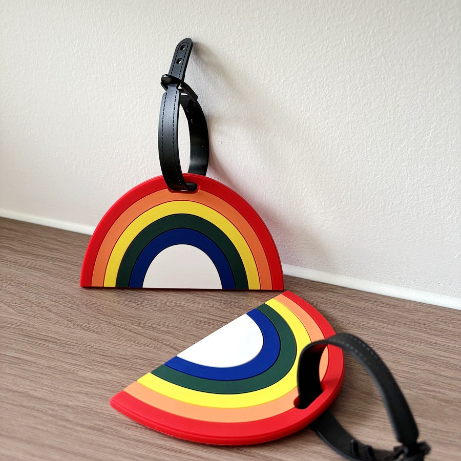 Silicone Rainbow Luggage Tag Bowlift