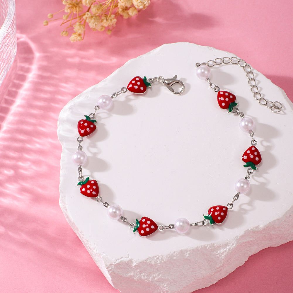Strawberry Charm Bracelet Bowlift