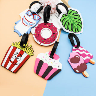 Unisex Playful Ice Cream-Themed Luggage Tag Bowlift