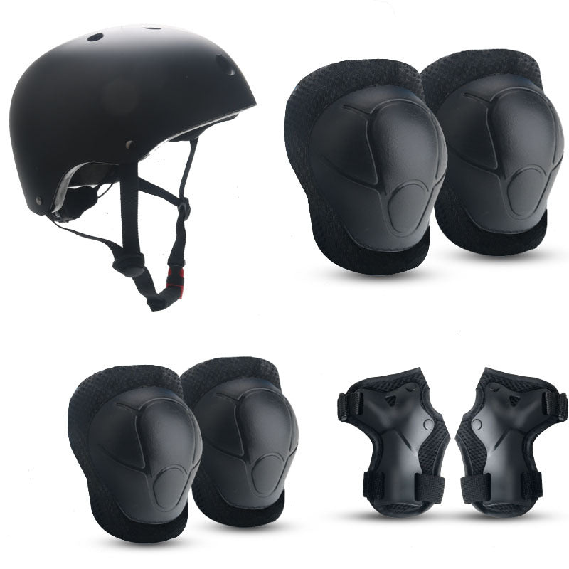 Children's Colorful Safety Helmet and Protective Gear Set Bowlift