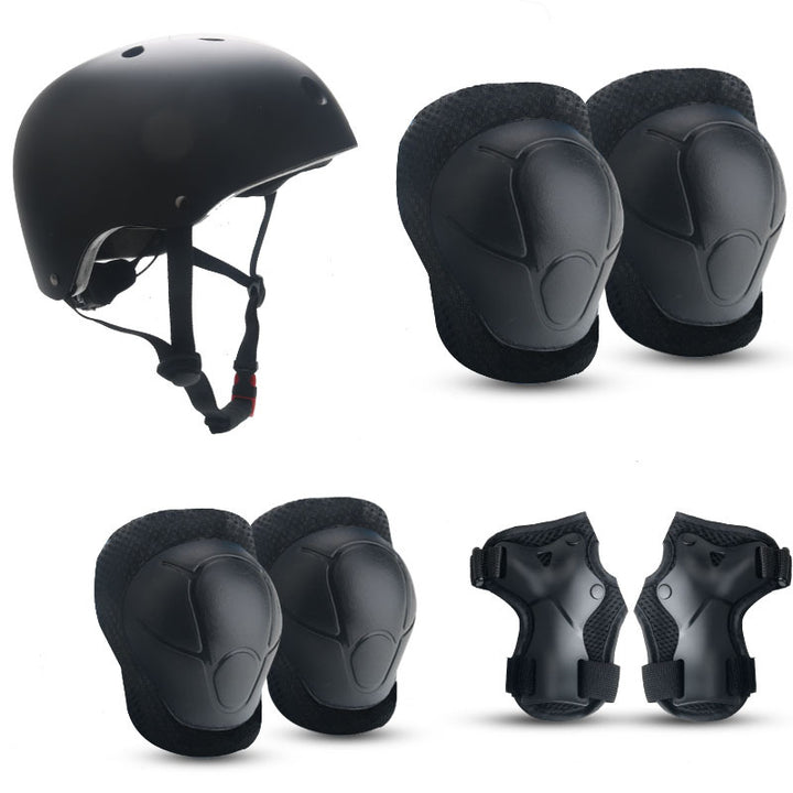 Children's Colorful Safety Helmet and Protective Gear Set Bowlift