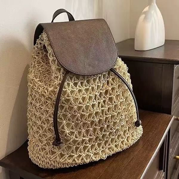 Handcrafted backpack bag made of natural material Bowlift