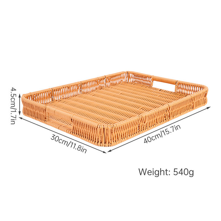 Rectangular Woven Serving Tray Bowlift