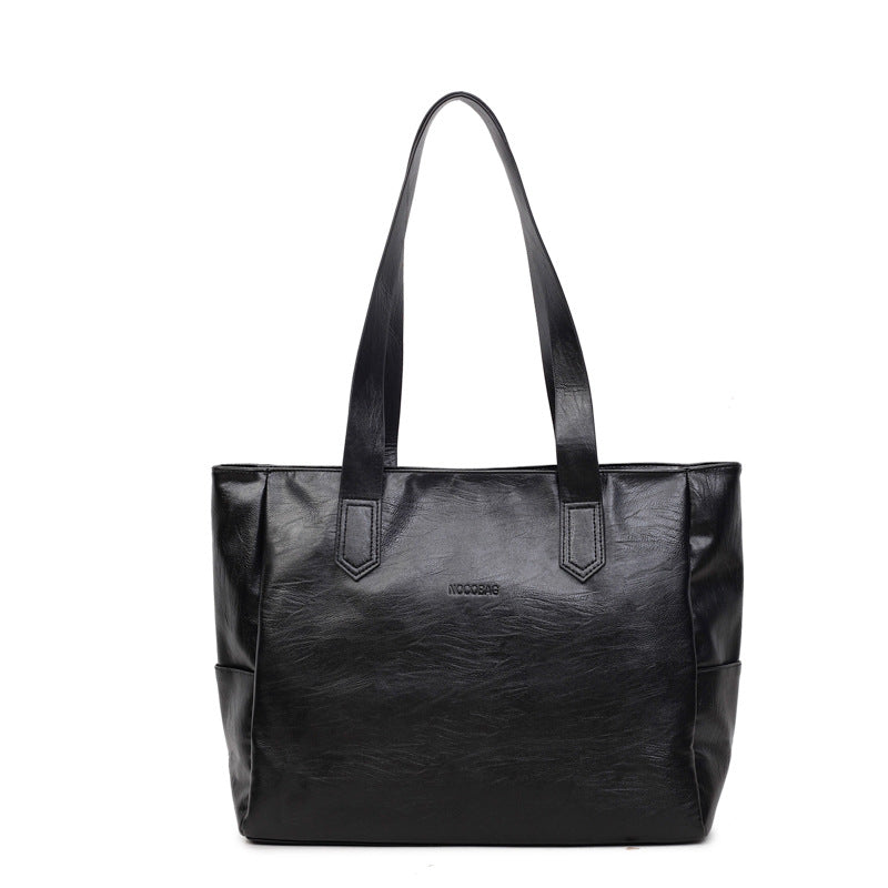 Stylish Faux Leather Tote Bag