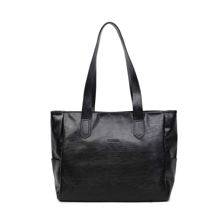Stylish Faux Leather Tote Bag