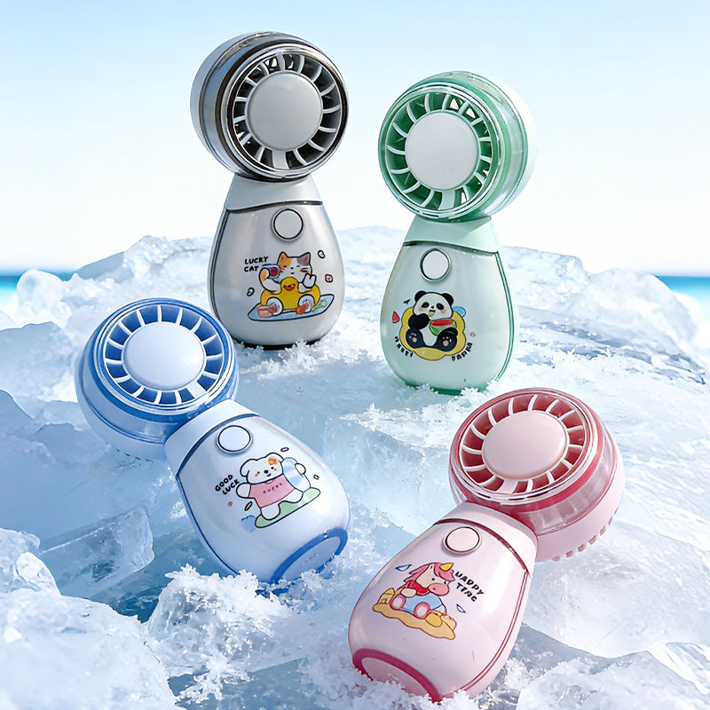 Unisex Portable Mini Fan with Cute Animal Design Bowlift