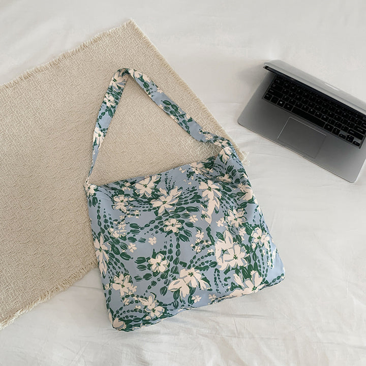 WoFloral Print Hobo Handbag Bowlift
