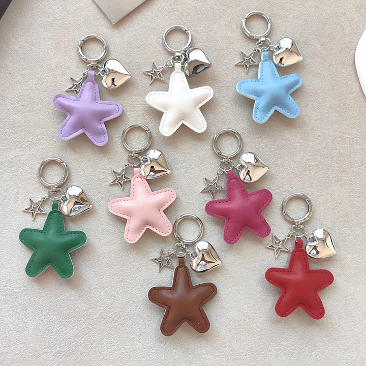Keychain with star and heart design Bowlift