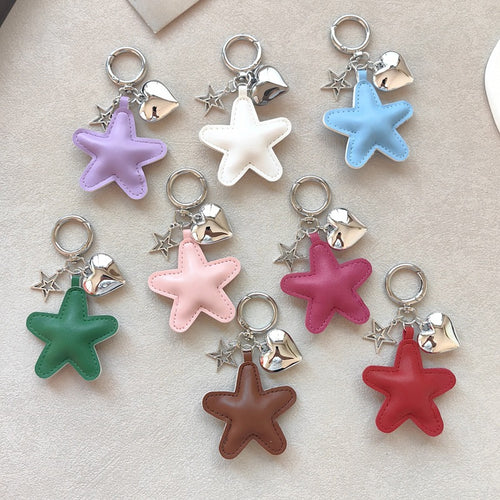 Keychain with star and heart design Bowlift