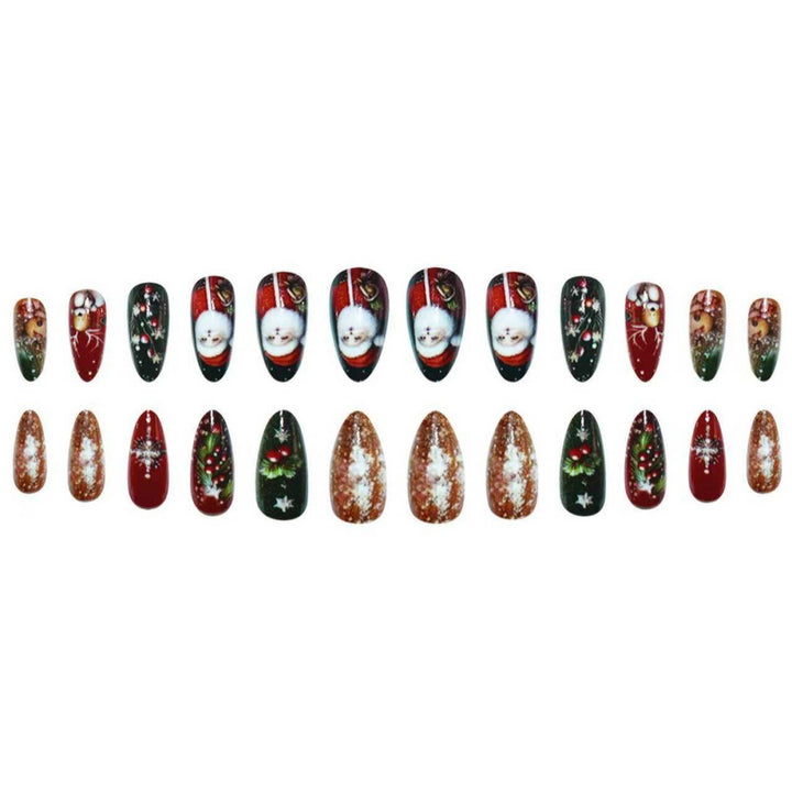 Holiday Themed Decorative Nail Art Bowlift