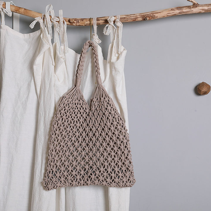 Handcrafted net shopping bag Bowlift