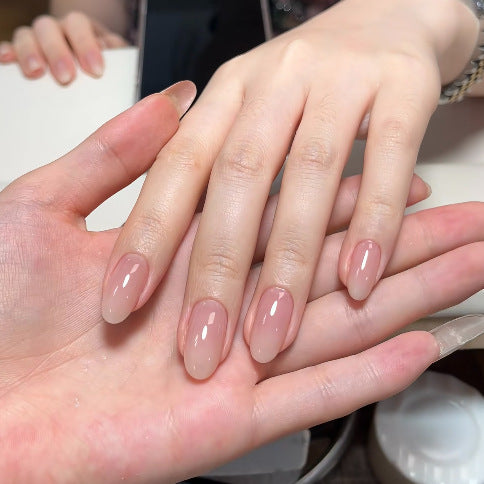Gel Almond-Shaped Press-On Nails Set Bowlift