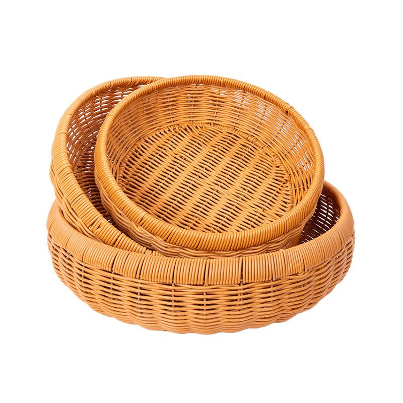 Artisan Woven Decorative Basket Bowlift