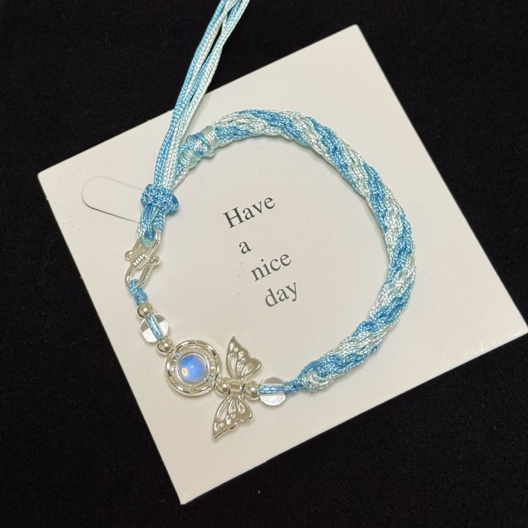 Butterfly Charm Adjustable Friendship Bracelet Bowlift
